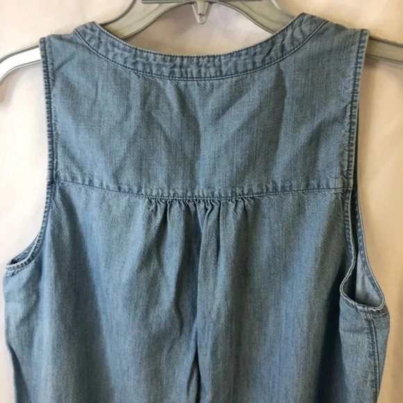 Soft Joie Crissle Chambray Shift Dress S - Picture 9 of 10
